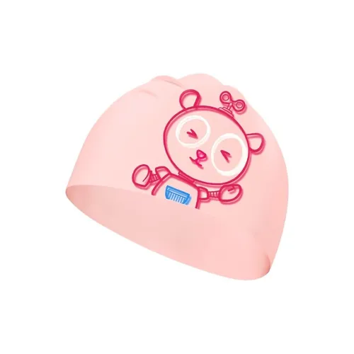 LiNing Swim Cap Silicone Kids' 17-19CM Pink