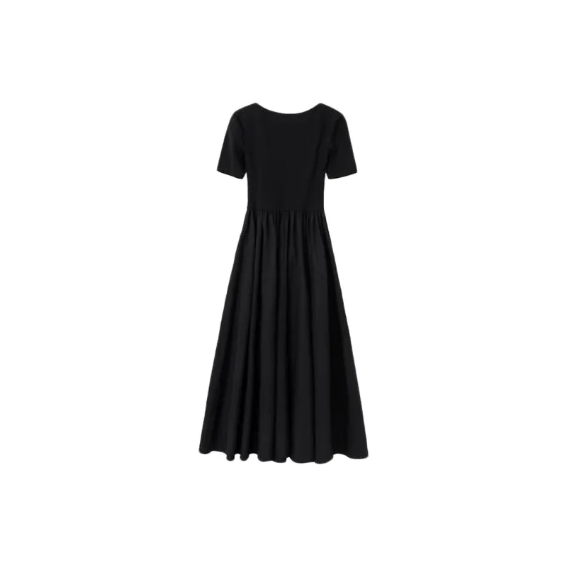 Yvetteclassic Short Sleeved Dress Women's Black-1
