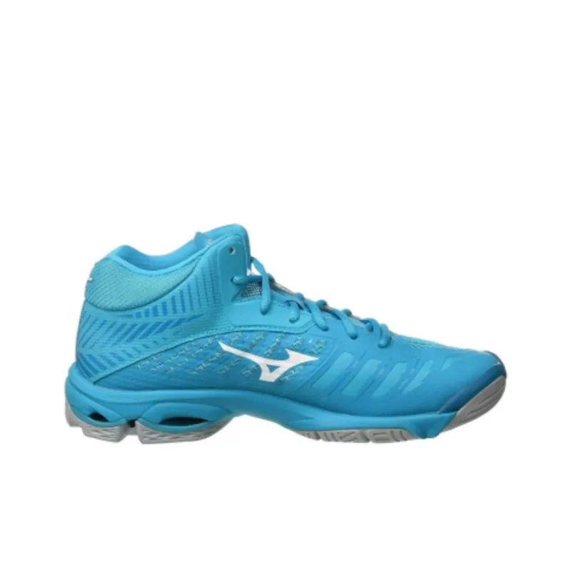 Mizuno Wave Lightning Z4 Anti-Slip And Wear-Resistant Breathable Mid-Top Running Shoes Unisex Blue-1
