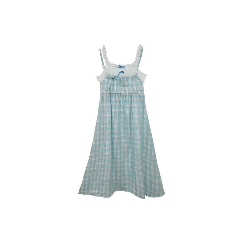 Icicofficial Slip Dress Women's Plaid-1