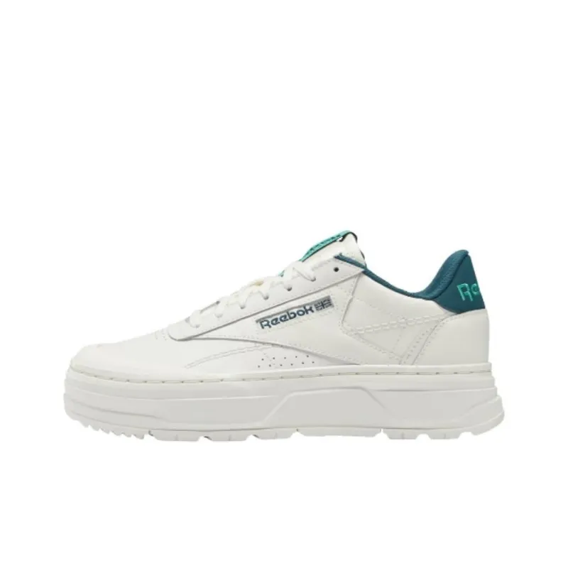 Reebok Club C Double Geo Chalk Future Teal Women's-0