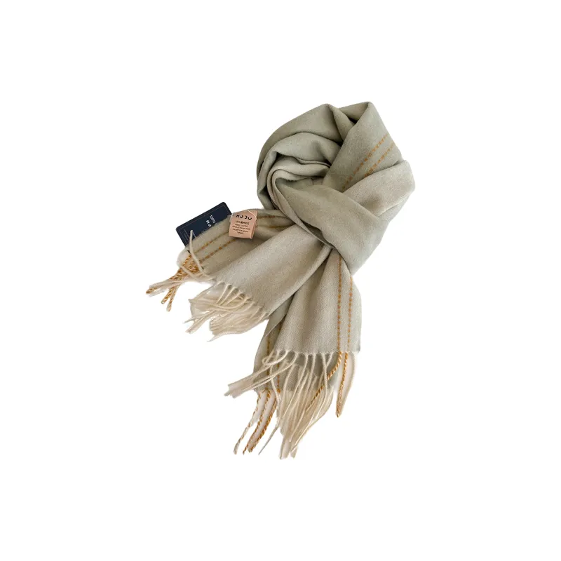 MITHAOL KUSC 100% Wool Knit Scarves Women's-3