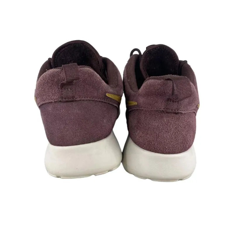 Nike Roshe One Suede Mahogany Metallic Gold-3
