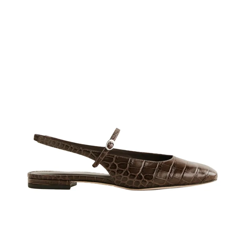 REFORMATION Claire Casual Single Shoes Women's Dark Brown-1