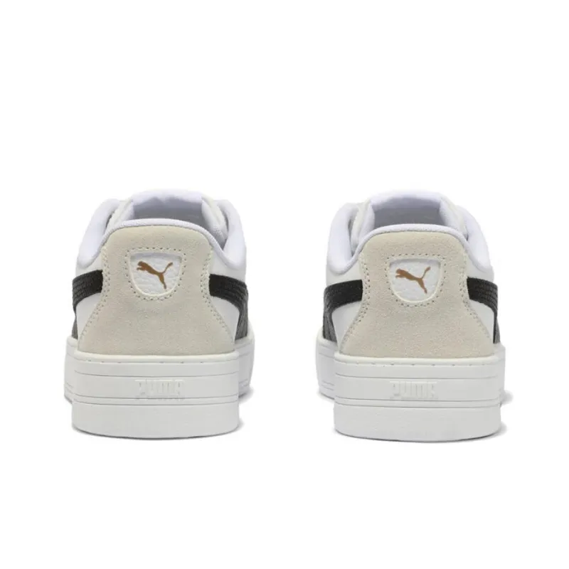 PUMA Skye Non slip Lightweight Low Top Skateboard Shoes Women's White Black-3