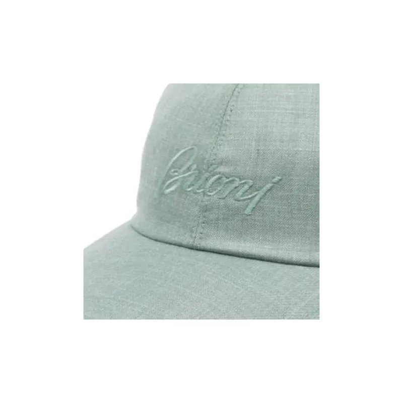 Brioni Logo embroidered Cap-2