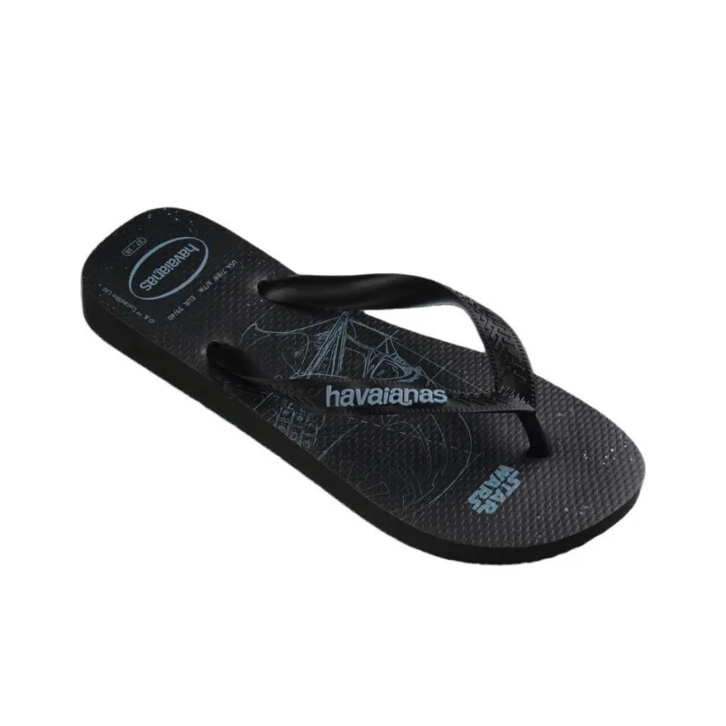 Havaianas Abrasion Resistant Slip Resistant Flip Flops Unisex Black-1