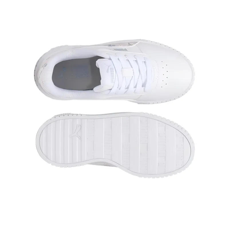 PUMA Carina L Sakura Bdp Balance Lightweight Low-Top Skateboard Shoes Women's White-4