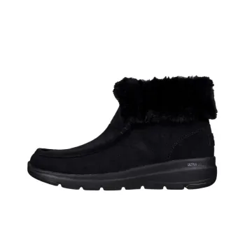 Skechers Glacial Ultra Wear-Resistant Slip-Resistant Short Snow Boots Women's Black