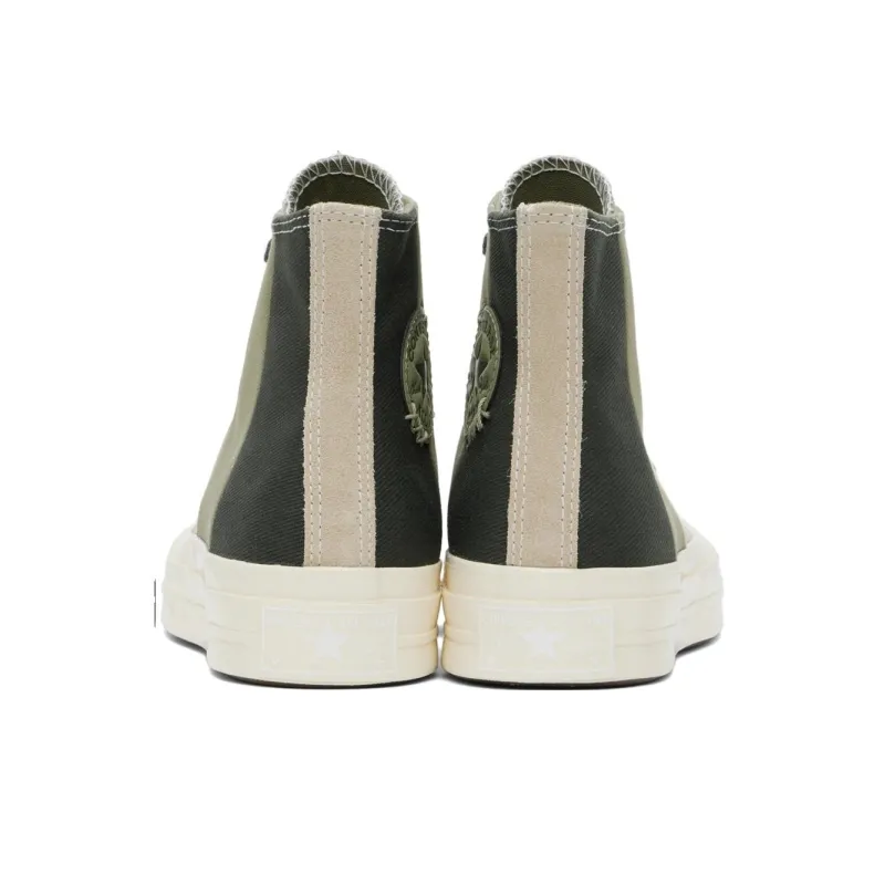 Chuck 70 Converse High 'Patchwork Suede Nutty Granola Green'-3