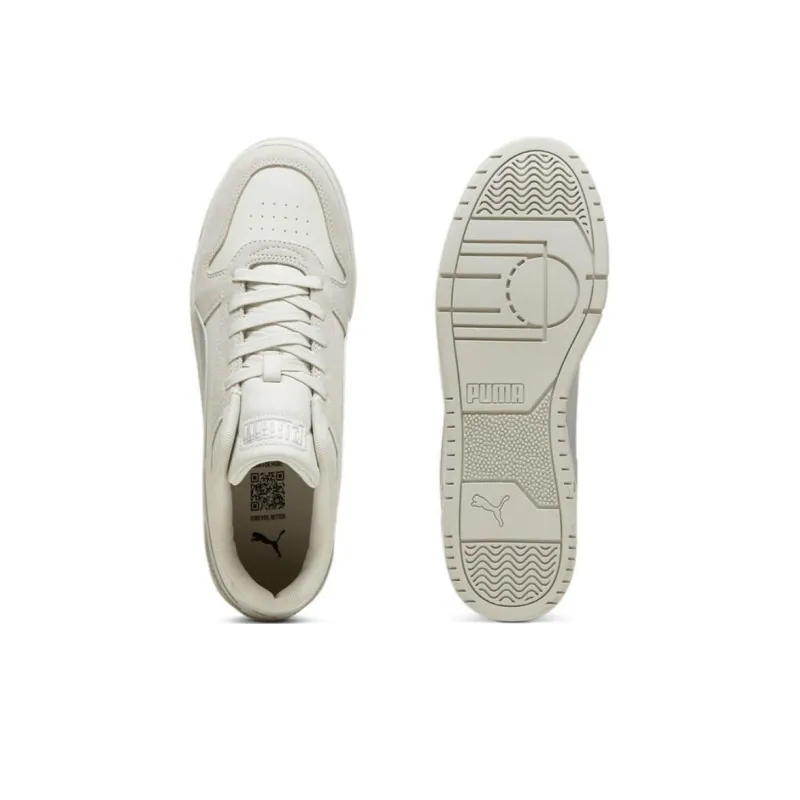 PUMA RBD Game Anti Slip Wear Resistant Low Top Skateboard Shoes Unisex Ecru-4