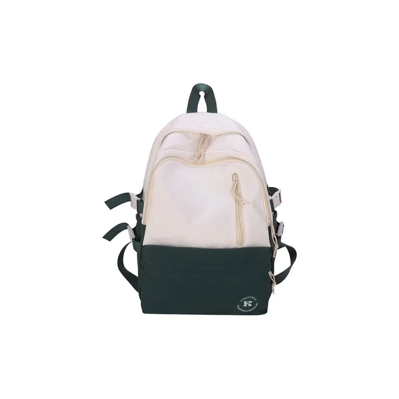 KAKAXI Nylon Backpack Unisex Black/Gray/Purple/Green-5