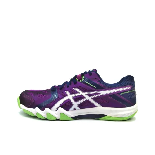 Asics Gel-Court Control Running Shoes Women's Low-Top Blue/Purple