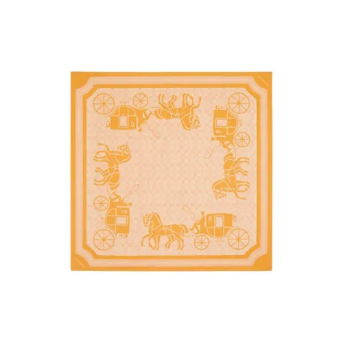 COACH Silk Scarves Women's Orange
