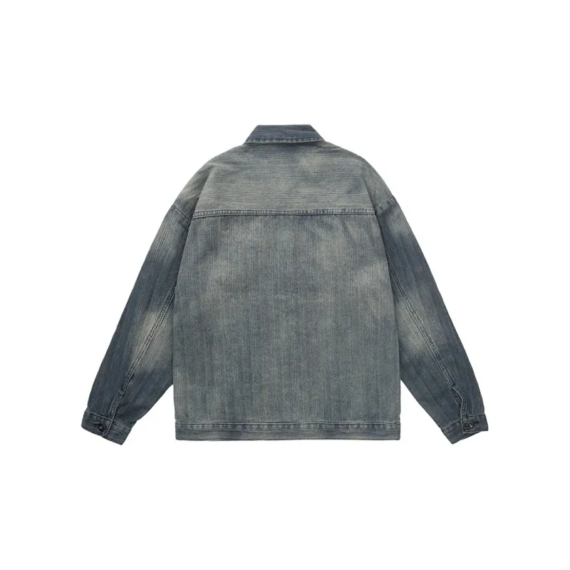 JUCY JUDY Denim Jacket Unisex Vintage Blue-1