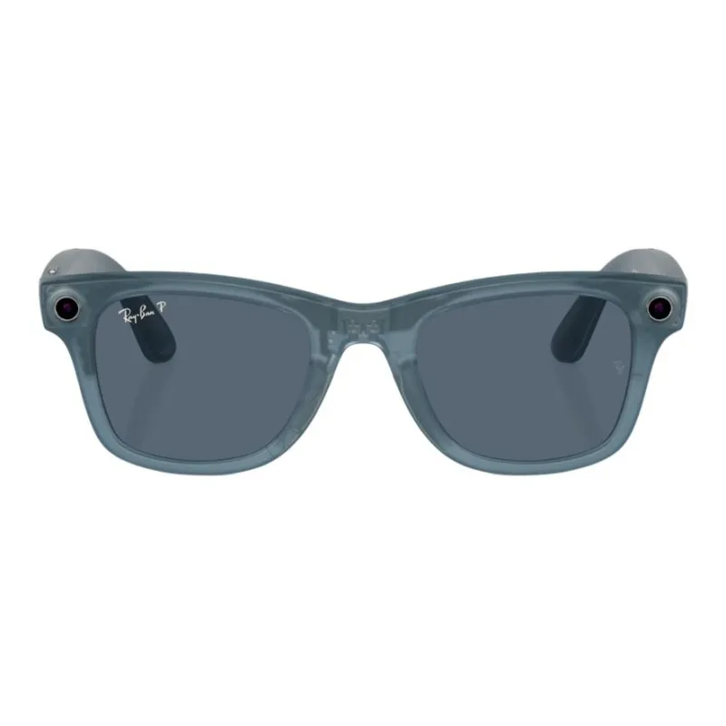 RayBan   Square Sunglasses Unisex Blue-1