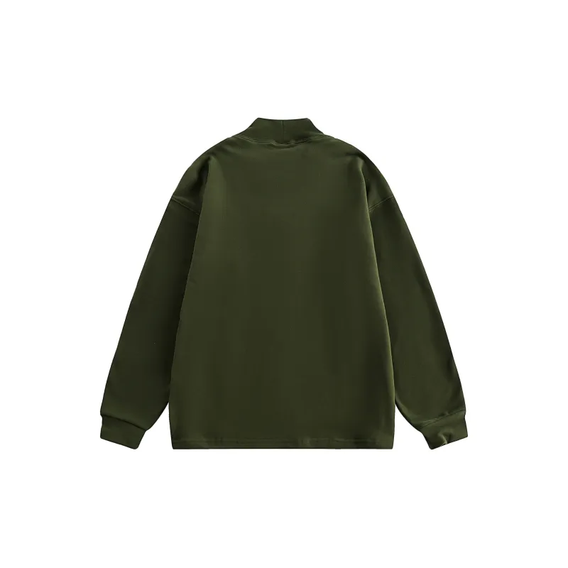 D&W Sweatshirt Unisex Dark Green-1