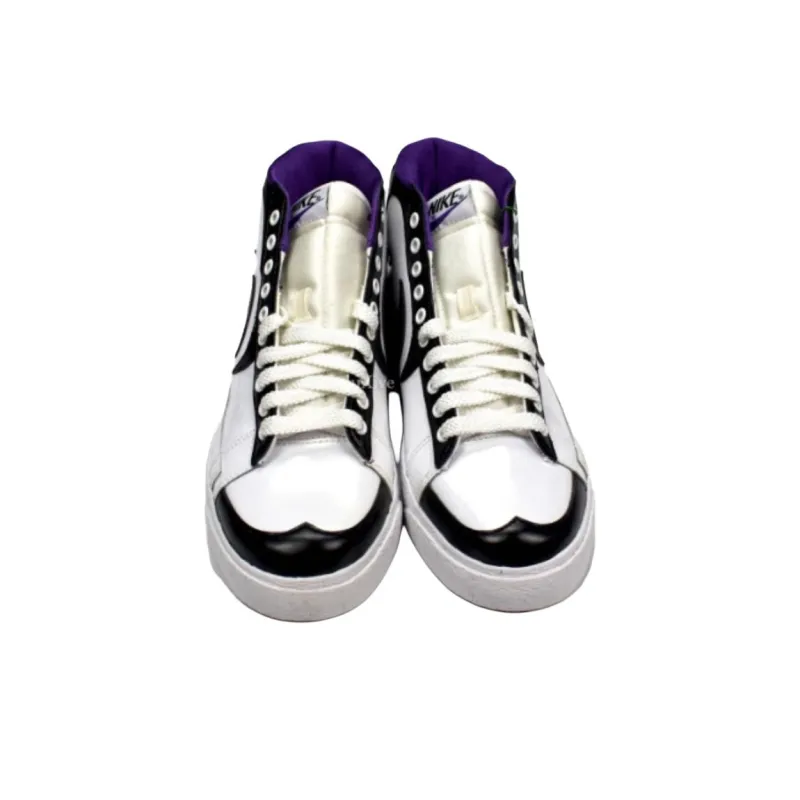 Nike Blazer High White/Black Club Purple-3
