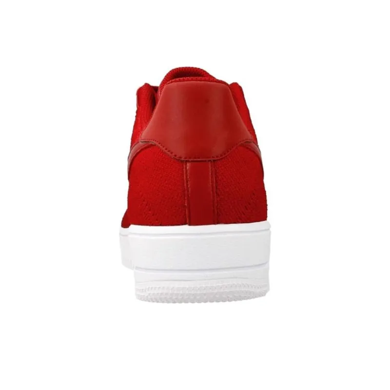 Nike NikeLab Air Force 1 Ultra Flyknit Low Premium 'Gym Red White'-4