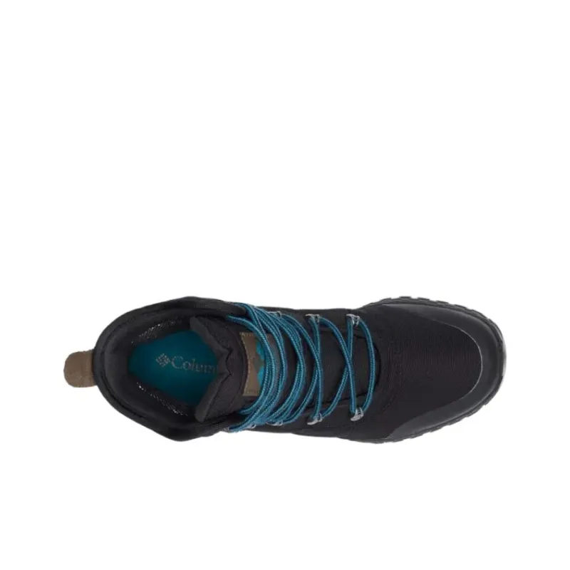 Columbia Fairbanks Anti-Slip Wear-Resistant High-Top Outdoor Shoes Men's Blue Brown-3