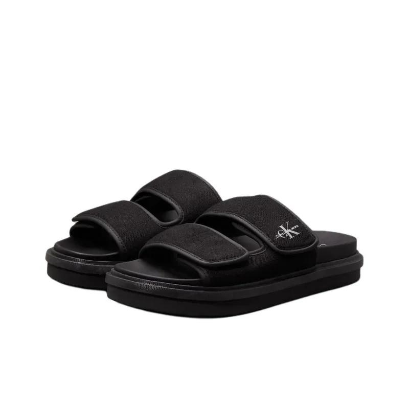 CKJ CALVIN KLEIN JEANS Slide Slippers Men's Black-2