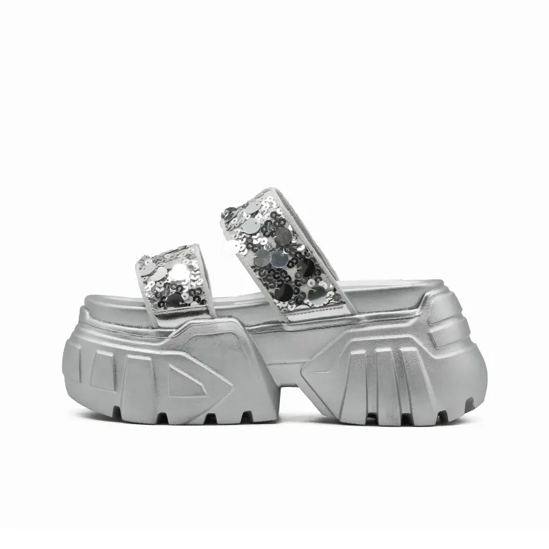 Little Sue PU Polyurethane Quiet Slip-Resistant Abrasion-Resistant Slide Slippers Women's-3