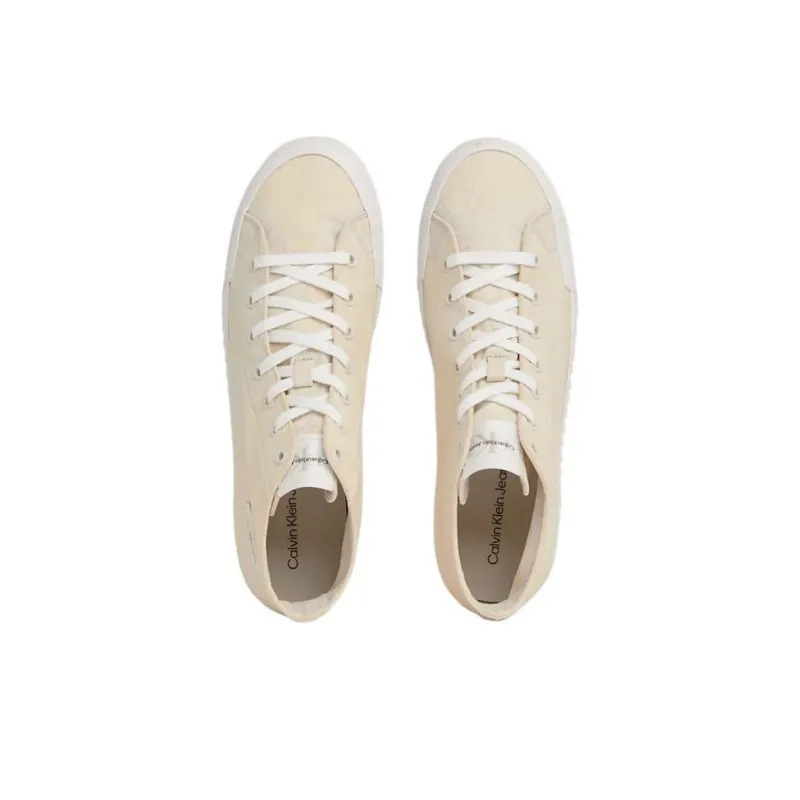 CKJ CALVIN KLEIN JEANS Canvas Shoes Men's Yellow-3
