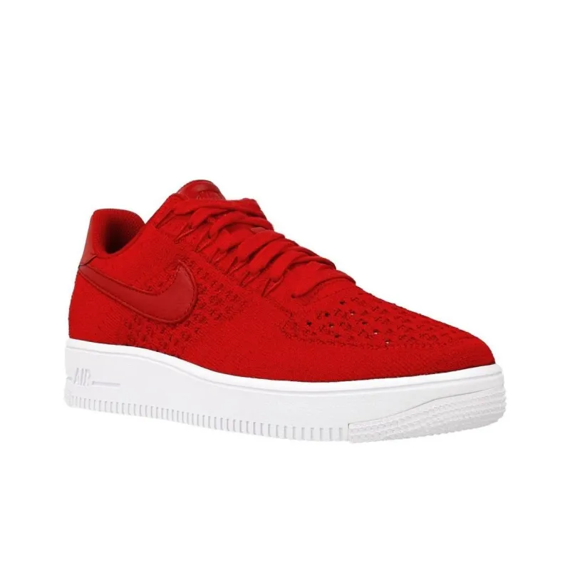 Nike NikeLab Air Force 1 Ultra Flyknit Low Premium 'Gym Red White'-2