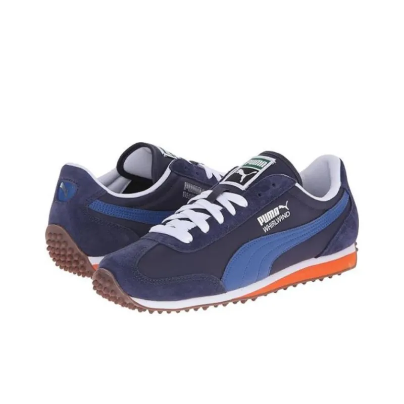 PUMA Whirlwind Classic Anti-Slip And Wear-Resistant Lightweight Low-Top Running Shoes Men's Dark Blue-2