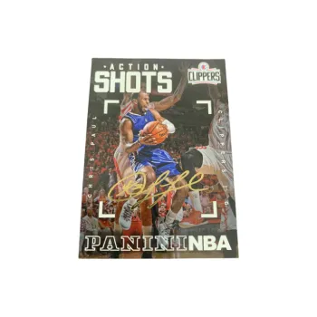 PANINI 2015 Clippers Chris Paul Action Shots Autographed Signature NBA Player Card Product Access. Sports Cards 1 Pc
