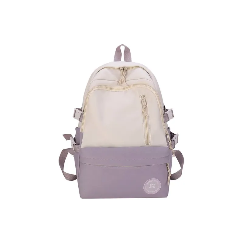 KAKAXI Nylon Backpack Unisex Black/Gray/Purple/Green-3