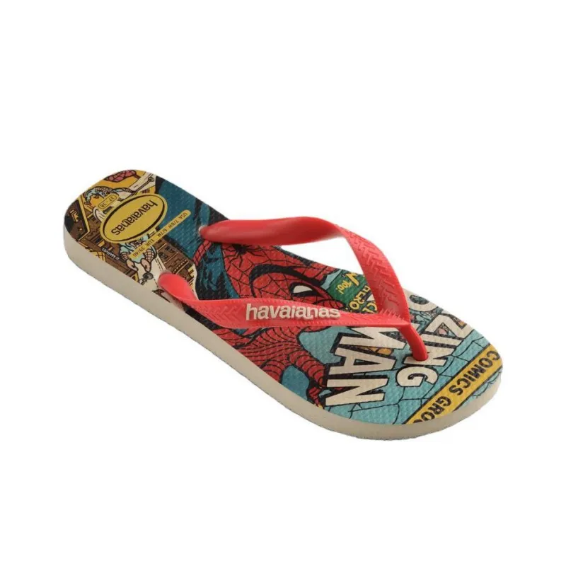 Havaianas Flip Flops Unisex Beige Red-1