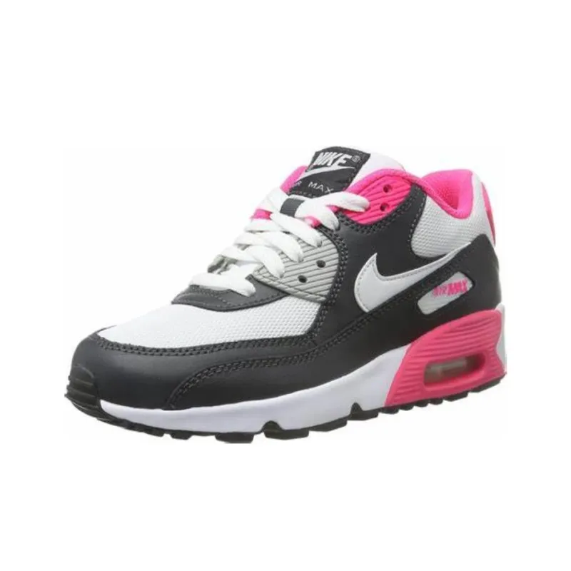 Nike Air Max 90 Mesh Black White Pink GS-2