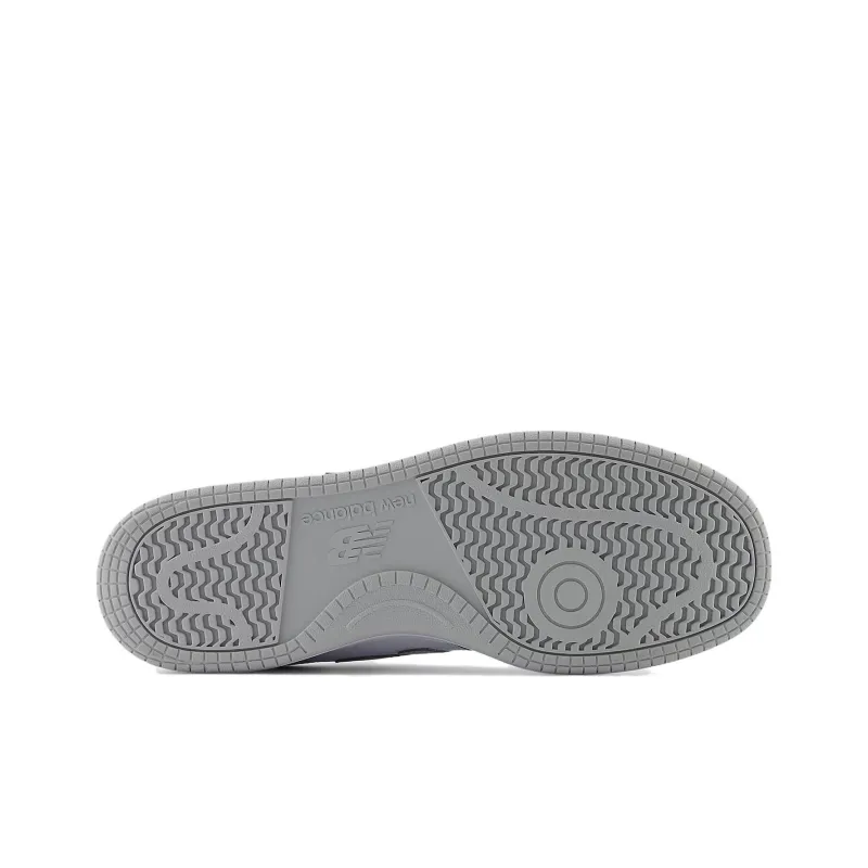 New Balance Anti Slip Wear Resistant Low Top Skateboard Shoes Unisex White Gray-4