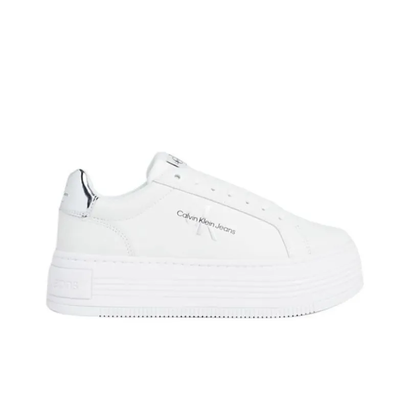 CKJ CALVIN KLEIN JEANS Low Top Casual Shoes Women's White-1