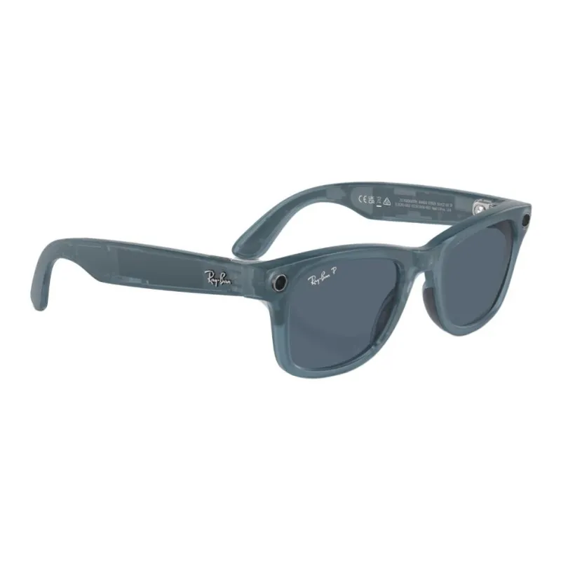 RayBan   Square Sunglasses Unisex Blue-3