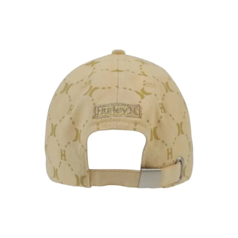 Hurley Cotton Baseball Caps Unisex Brown-1