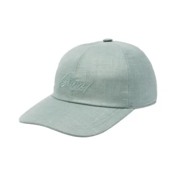 Brioni Logo embroidered Cap