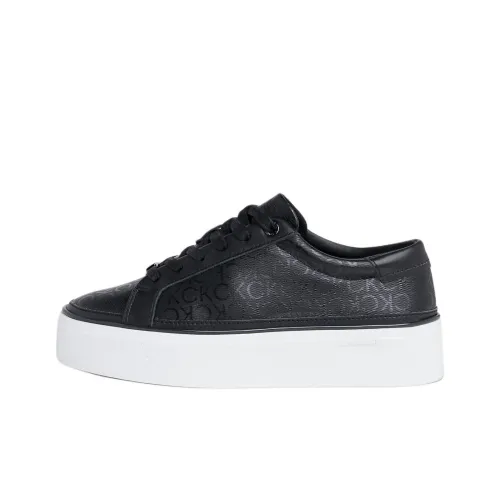 CALVIN KLEIN Low-Top Skateboard Shoes 4cm Women's Black