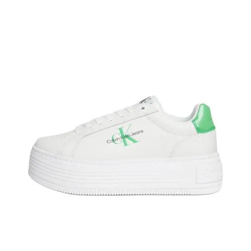 CALVIN KLEIN Low-Top Casual Shoes 4cm Women's White