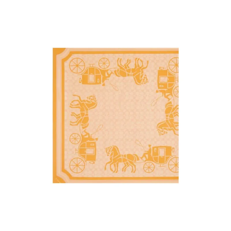 COACH Silk Scarves Women's Orange-1