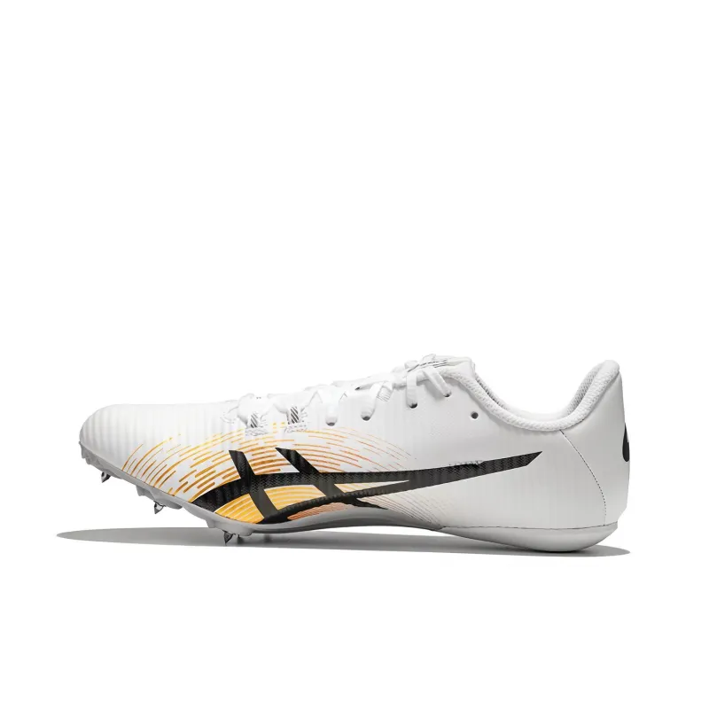 Asics Hyper Sprint 8 Durable Breathable Low Top Running Shoes Unisex White Black-0