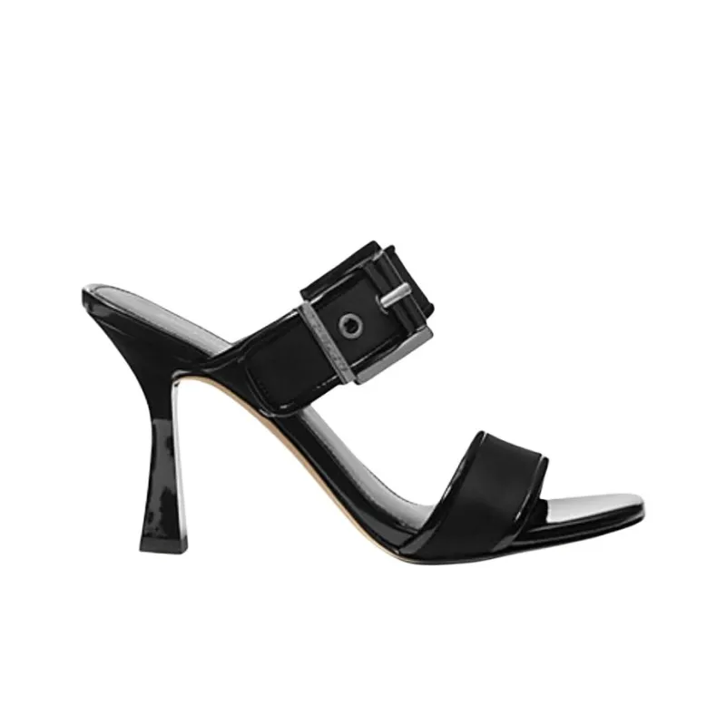 MICHAEL KORS Slide Slippers 9cm Women's Black-1