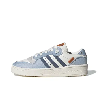 Adidas Originals Rivalry Low Top Skateboard Shoes Unisex Blue Gray White