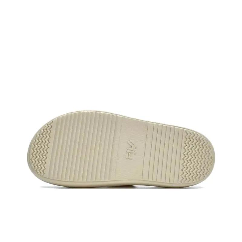 FILA DONUT Slip Resistant Quick Dry Slide Slippers Women's Beige-4