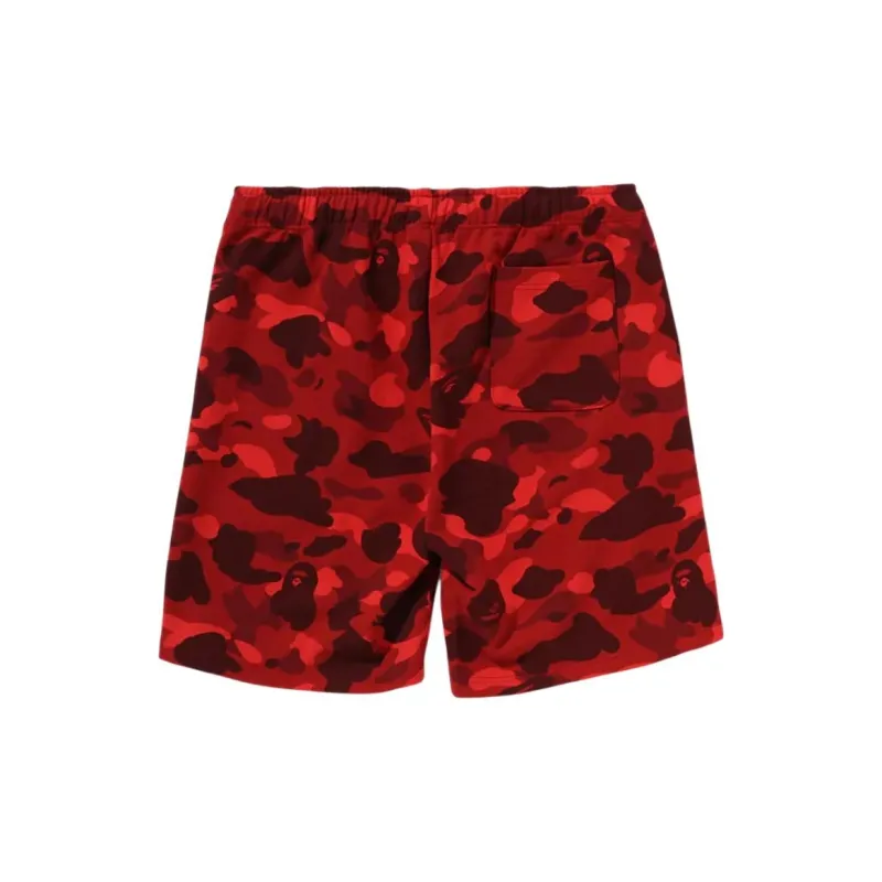 A BATHING APE Color Camo Shark Sweat Shorts SS24-1