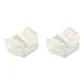 2 Pack (White+White)