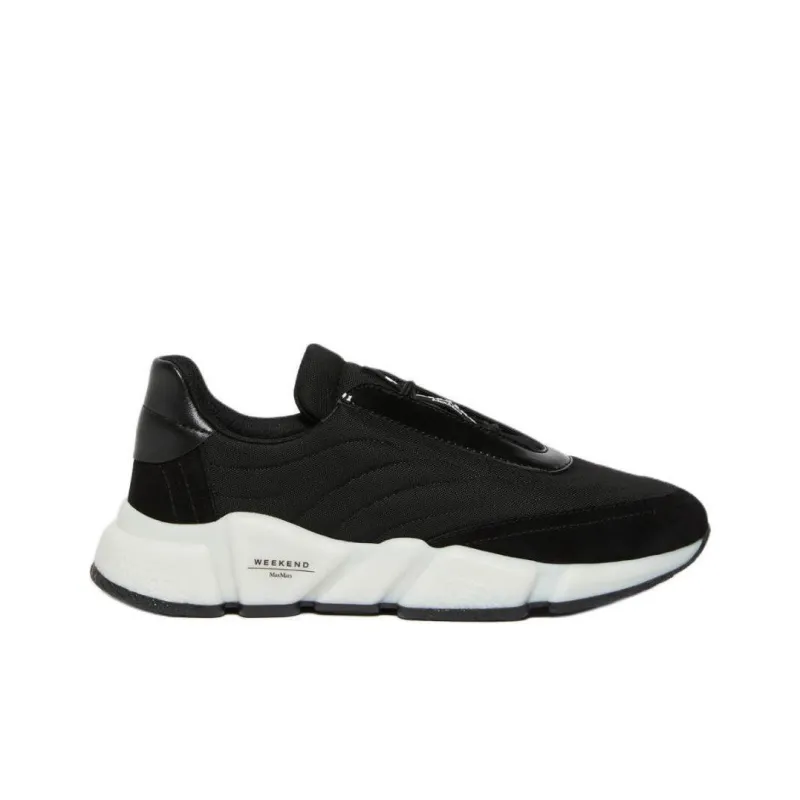 WEEKEND MaxMara Low-Top Casual Shoes Women's Black White-1