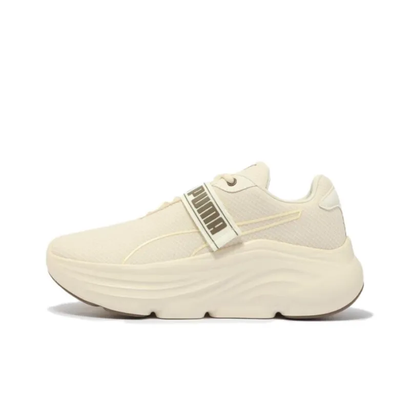 PUMA Prowl Anti Slip Wear Resistant Low Top Casual Running Shoes Women's Beige-0