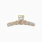 Icy Clear Brown Single Claw Clip